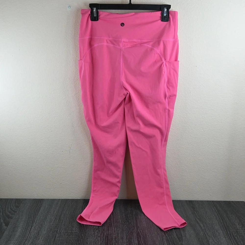 Baleaf Womans Leggings LARGE Hot Pink 80 nylon 20Spandex EUC - Picture 4 of 16